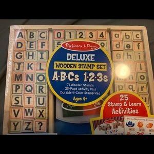 New Melissa & Doug Alphabet Stamp Collection